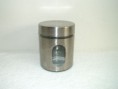 Vorratsdose 0,5 Ltr. Glas / Edelstahl
